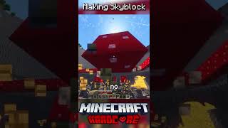 I Made Skyblock in Minecraft Hardcore 16 [upl. by Courtnay]