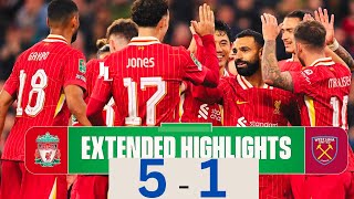 Liverpool vs West Ham United 51  Extended Highlights amp Goals 2024 [upl. by Misab30]