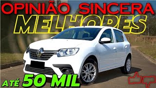 Melhores carros usados até R 50 mil Modelos racionais e legais gastando bem menos que um Zero KM [upl. by Tiersten]