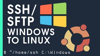 SSH from Windows to Linux  Transfer Files via SFTP [upl. by Verada]