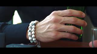 Howlite Stone Bracelet  Men howlite bracelet [upl. by Enirac]