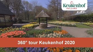 360° tour Keukenhof 2020🌷  Keukenhof Virtually Open [upl. by Dnalyaw]