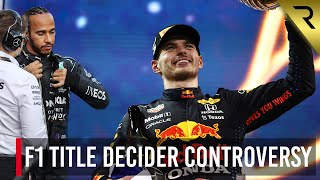 F1s huge Max Verstappen vs Lewis Hamilton Abu Dhabi GP controversy explained [upl. by Copp]