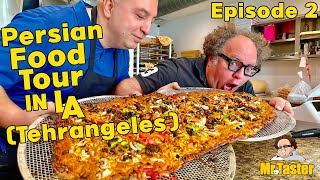 Worlds Tastiest Persian Food Tour in Los Angeles Tehrangeles [upl. by Nhguahs356]