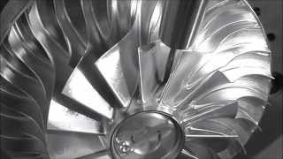 5 Axis Machining of Turbine Blade [upl. by Novaelc]