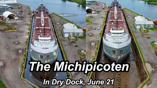 The 72YearOld Michipicoten Has Arrived at Fraser Ship Yards Awaiting Inspection [upl. by Tsirhc271]