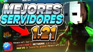 ✅ MEJORES SERVIDORES de MINECRAFT no premium 121 👈 JAVA BEDROCK y PE  SERVIDORES 121  2024 [upl. by Hgiel459]