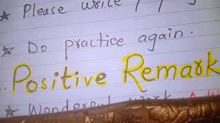 How to review students work in notebook Remarks Student Notebook  Teacher remarks for students [upl. by Nollahp]