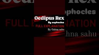 Oedipus Rex By sophocles  character list  explore englishliterature education oedipus [upl. by So]