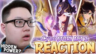 THE LEGACY OF HERMANUBIS  Cyno Story Quest ACT 2 REACTION Oathkeeper  Genshin Impact 46 [upl. by Annwahs]