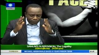 Face Off Legal Practitioners Debate Legality of Sanusis Suspension Pt1 [upl. by Atinomar]