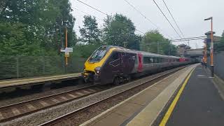 Cross Country Class 221  220 Voyagers Passing Smethwick Galton Bridge Station [upl. by Spike]