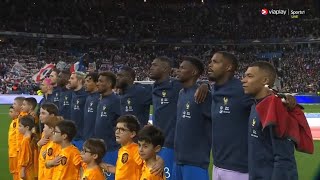 France vs Netherlands National Anthem  EURO 2024 Qualifiers [upl. by Oibesue]