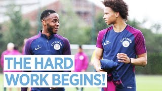 HIGH INTENSITY INTERVAL TRAINING  Man City Pre Season Training Day 2 [upl. by Auguste]