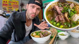 I finally got to try Bún Bò Huế in Huế 🇻🇳 [upl. by Fancy]