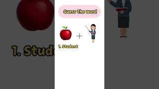 Guess the word guess guesstheemoji shorts quiz learnenglish words learnwords [upl. by Henrie397]