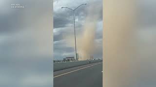 Dust devil swirls in New Mexico [upl. by Erised]