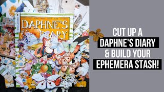 cut up a Daphnes Diary amp build your ephemera stash [upl. by Norene]