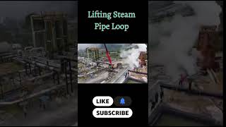 Lifting Steam Pipe Loop geothermal geothermalenergy piping [upl. by Ayital995]