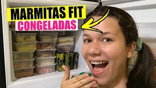 MARMITAS FIT CONGELADAS PARA A SEMANA  RECEITAS [upl. by Devinne]