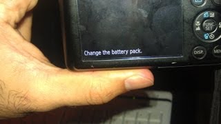 Fix Canon  Change the Battery Pack ERROR [upl. by Larcher]