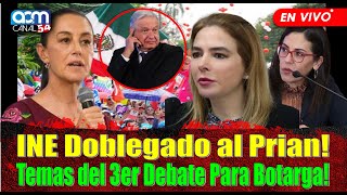 🔴EL INE DOBLEGADO CON EL PRIAN IGNORAN A TADDEI Y LOS TEMAS DEL DEBATE ARREGLADOS PARA EL PRIAN [upl. by Ellekram523]