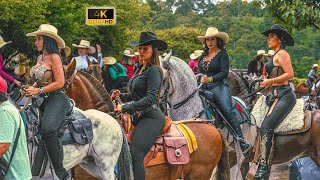 CABALGATA de MUJERES en Caicedonia  Valle 😍 COLOMBIA 2023 [upl. by Ametaf384]