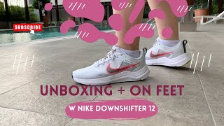 NIKE DOWNSHIFTER 12  Running Shoes Unboxing  On Feet [upl. by Enahpad524]