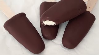 Chocobar Ice Cream  No Egg No Cream No Condensed Milk  Easy Chocolate Ice Cream recipe [upl. by Roon]