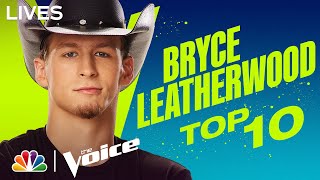 Bryce Leatherwood Performs Morgan Wallens quotSand in My Bootsquot  NBCs The Voice Top 10 2022 [upl. by Michaella]