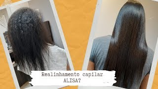 Realinhamento capilar alisa LISO mais que PERFEITO [upl. by Nyladnor]