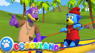 Row Row Row Your Boat  Doggyland Kids Songs amp Nursery Rhymes by Snoop Dogg [upl. by Judas]