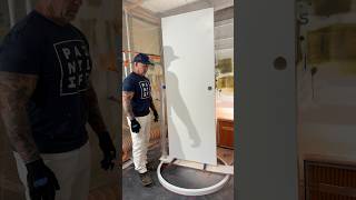 Spraying doors standing paintline sprayer painter [upl. by Waers]