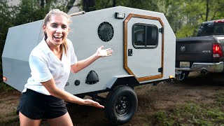 The Ultimate DIY Teardrop Trailer is FINISHED  EP19 [upl. by Rocco]