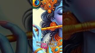 Mujhe Kon Janta Tha Teri Bandgi shorts krishnabhajan krishna bhajan shortvideo [upl. by Anirtruc]