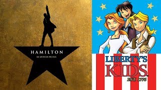 Libertys Kids HD  Hamilton Special  ALL Hamilton Characters amp Episodes  Videos For Kids [upl. by Nomelihp]