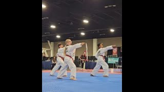 AAU TAEKWONDO NATIONALS FLORIDA 2023 TRADITIONAL TEAM FORMS WORLD CHAMPION CENTER KUKKIWON [upl. by Nwahsid]