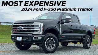 MOST EXPENSIVE 2024 Ford F350 Platinum Tremor OffRoad Review [upl. by Flynn520]