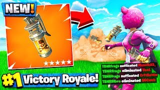 NEW Fortnite STINK BOMB GAMEPLAY  Fortnite Battle Royale OVERPOWERED [upl. by Derinna]