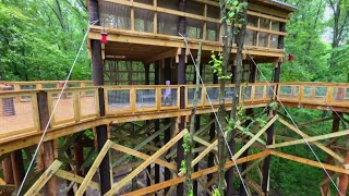 New treetop canopy walk opens at Blacklick Woods Metro Park [upl. by Duncan923]