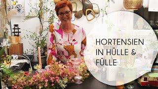 Hortensien in Hülle und Fülle  Wohnen amp Schenken  Christa Wagner [upl. by Lladnek]