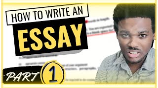 CSEC English A How to Write an Essay PersuasiveArgumentative [upl. by Aralomo]