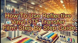 How To Use Reflective Vinyl DTF Transfer Film Step By Step Guide Wholesale DTF UV Decal China [upl. by Cardon759]