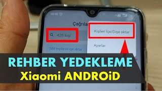 REHBER YEDEKLEME  Android  ARADA BİR MUTLAKA YAPIN [upl. by Uoliram102]