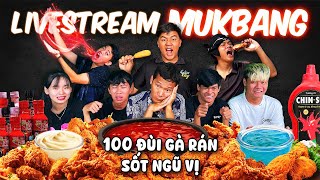 🔴 LIVE Thông Báo HÀO Rời Khỏi Team  Thử Thách Mukbang Ăn 100 Cái Đùi Gà Rán Sốt 5 Vị Samyang x2 [upl. by Trinetta849]