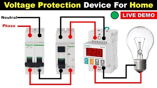 Over And under voltage Protection Device  VMR  Tense GKE40  ElectricalTechnician [upl. by Nirehtak727]