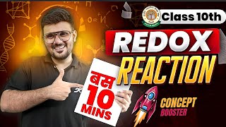 REDOX Reactions Made Easy  Class 10 Chemistry  Best explanation in 10 minutes [upl. by Morrill]