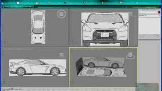 Autodesk 3ds max 2010  modelowanie samochodu  Car Modeling part2 [upl. by Efthim]