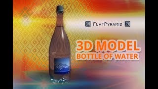 3D Model Bottle Of Water Review [upl. by Aretina]