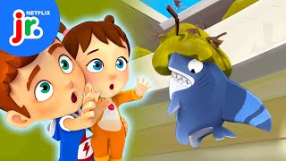 Save the Day with Sharkdog 🦈 Sharkdog Compilation  Netflix Jr [upl. by Masterson]